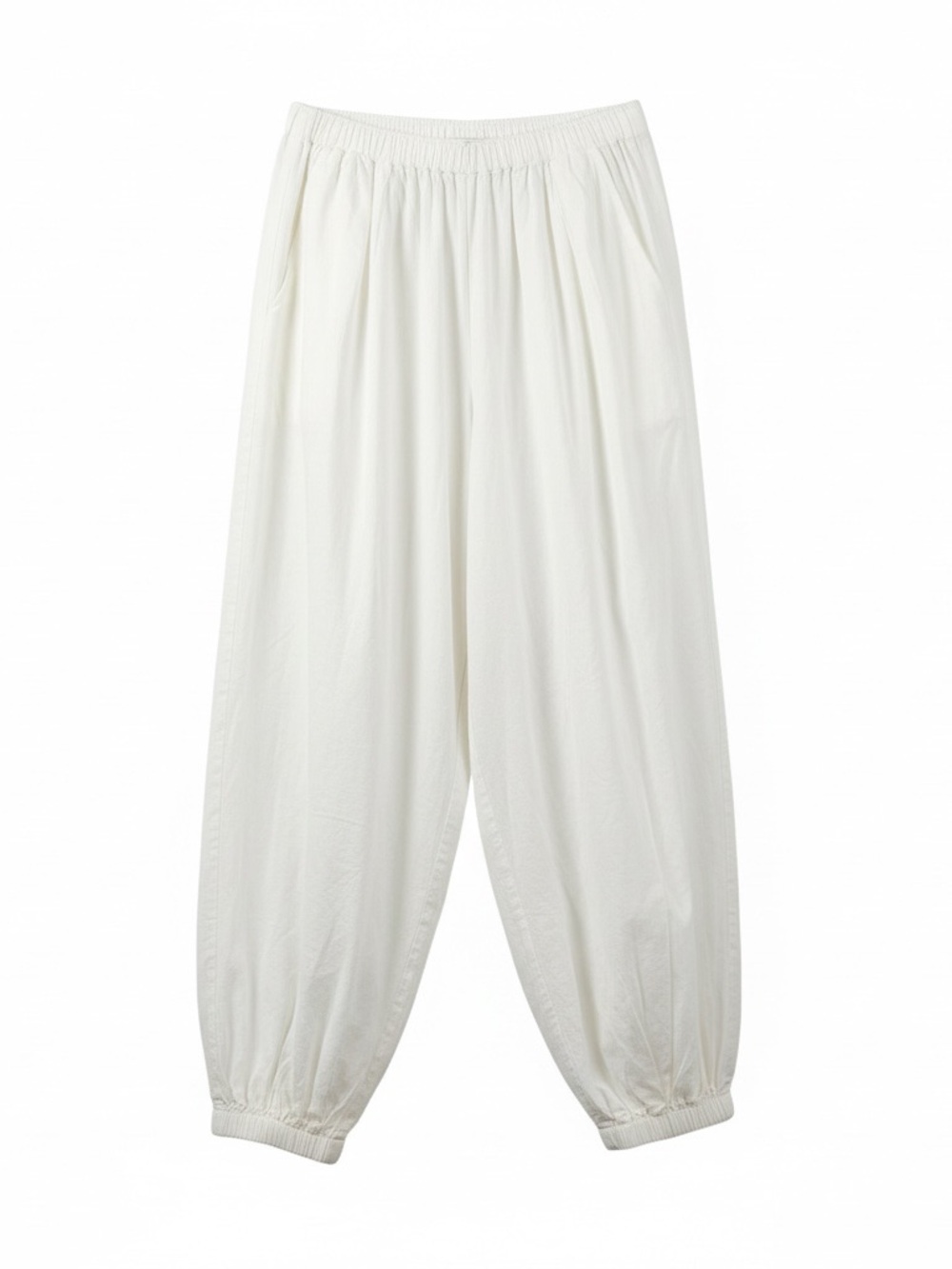 Free People Relaxed Pull on Harem Pants for Women in size XS Ivory Oversized
